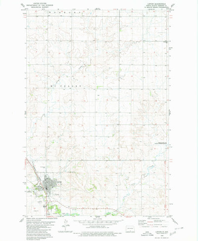 United States Geological Survey Linton, ND (1980, 24000-Scale) digital map