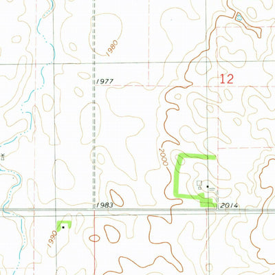 United States Geological Survey Linton NE, ND (1975, 24000-Scale) digital map