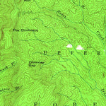 United States Geological Survey Linville Falls, NC (1956, 62500-Scale) digital map