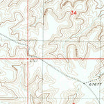 United States Geological Survey Linwood Canyon, WY (1987, 24000-Scale) digital map