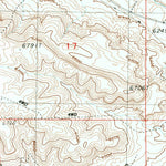 United States Geological Survey Linwood Canyon, WY (1987, 24000-Scale) digital map