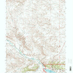 United States Geological Survey Linwood Canyon, WY (1996, 24000-Scale) digital map