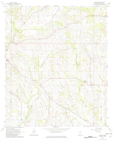 United States Geological Survey Linwood, MS (1964, 24000-Scale) digital map