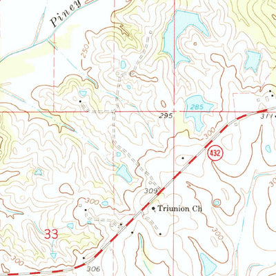 United States Geological Survey Linwood, MS (1964, 24000-Scale) digital map
