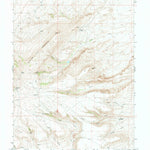 United States Geological Survey Lion Bluffs, WY (1968, 24000-Scale) digital map