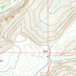 United States Geological Survey Lion Bluffs, WY (1968, 24000-Scale) digital map