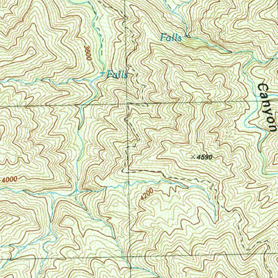 United States Geological Survey Lion Canyon, CA (1991, 24000-Scale) digital map
