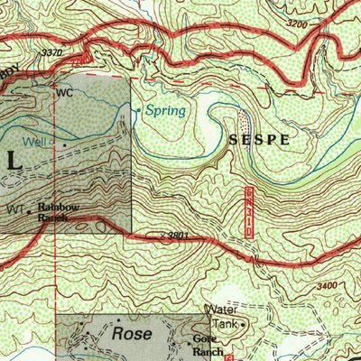 United States Geological Survey Lion Canyon, CA (1995, 24000-Scale) digital map