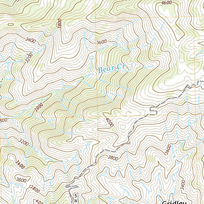 United States Geological Survey Lion Canyon, CA (2018, 24000-Scale) digital map