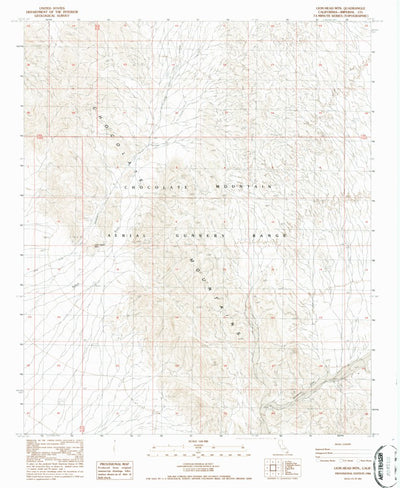 United States Geological Survey Lion Head Mountain, CA (1986, 24000-Scale) digital map