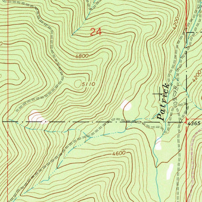United States Geological Survey Lion Mountain, MT (1962, 24000-Scale) digital map