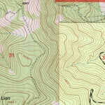 United States Geological Survey Lion Mountain, MT (1994, 24000-Scale) digital map