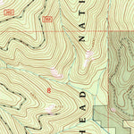 United States Geological Survey Lion Mountain, MT (1994, 24000-Scale) digital map