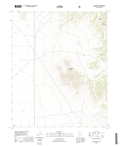 United States Geological Survey Lion Mountain, NM (2020, 24000-Scale) digital map