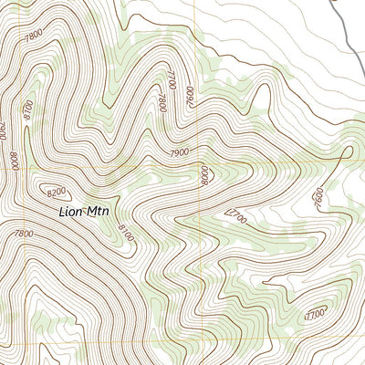 United States Geological Survey Lion Mountain, NM (2023, 24000-Scale) digital map