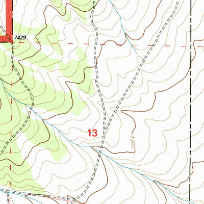 United States Geological Survey Lion Mountain NW, NM (1995, 24000-Scale) digital map