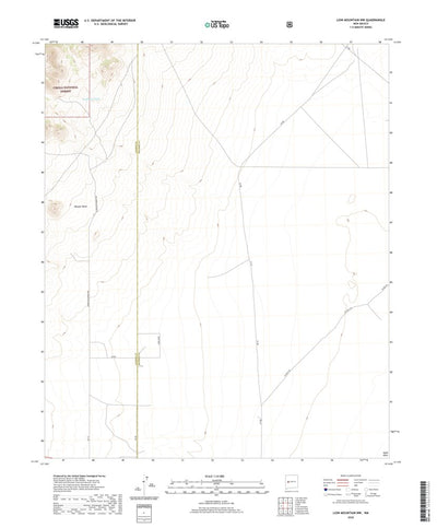 United States Geological Survey Lion Mountain NW, NM (2020, 24000-Scale) digital map