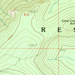 United States Geological Survey Lionshead, OR (1988, 24000-Scale) digital map