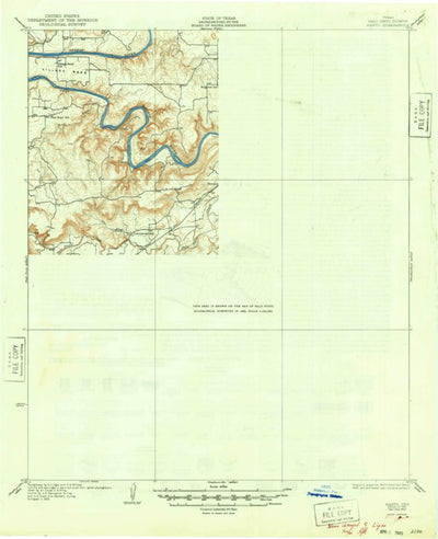 United States Geological Survey Lipan, TX (1931, 62500-Scale) digital map