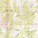 United States Geological Survey Lippert Gulch, MT (1986, 24000-Scale) digital map