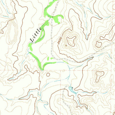 United States Geological Survey Lipscomb, TX (1972, 24000-Scale) digital map