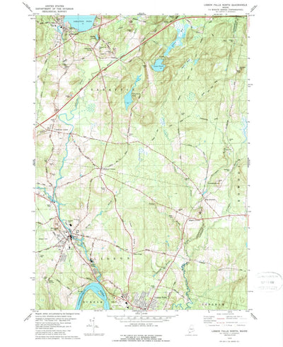 United States Geological Survey Lisbon Falls North, ME (1979, 24000-Scale) digital map
