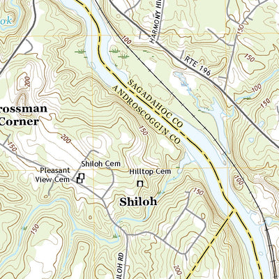 United States Geological Survey Lisbon Falls South, ME (2021, 24000-Scale) digital map