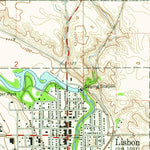 United States Geological Survey Lisbon, ND (1962, 24000-Scale) digital map