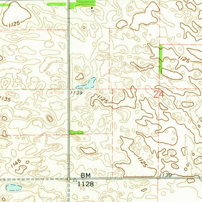 United States Geological Survey Lisbon NE, ND (1960, 24000-Scale) digital map