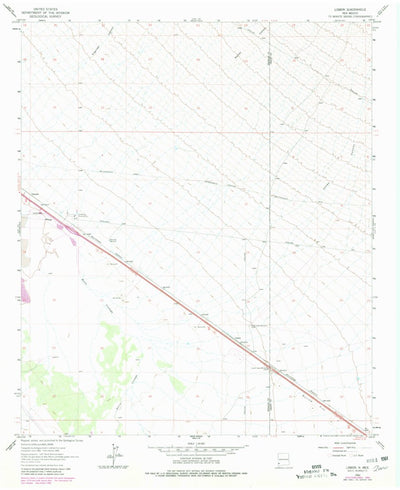 United States Geological Survey Lisbon, NM (1962, 24000-Scale) digital map