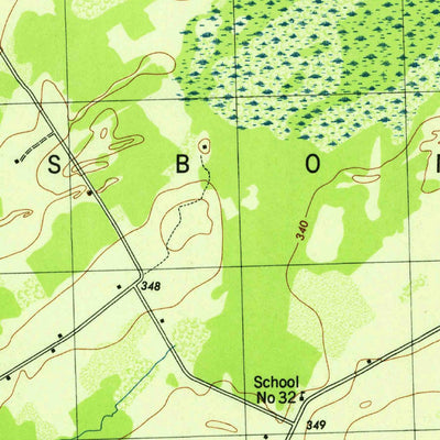 United States Geological Survey Lisbon, NY (1943, 31680-Scale) digital map