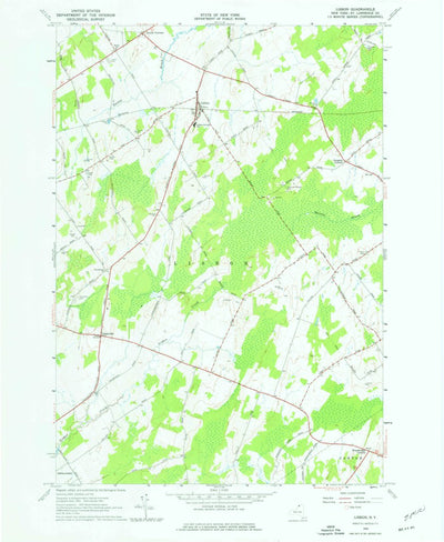 United States Geological Survey Lisbon, NY (1963, 24000-Scale) digital map