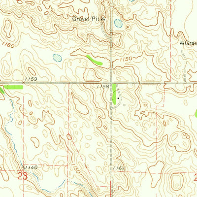 United States Geological Survey Lisbon SE, ND (1960, 24000-Scale) digital map