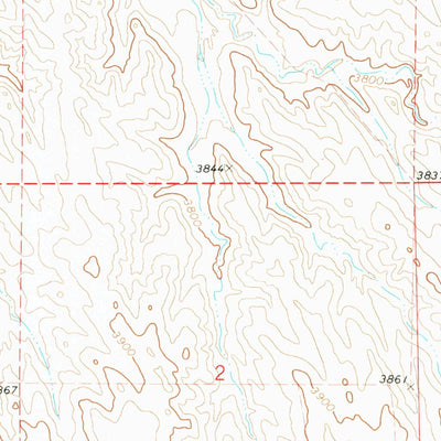 United States Geological Survey Lisco SE, NE (1972, 24000-Scale) digital map