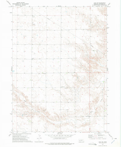 United States Geological Survey Lisco SW, NE (1972, 24000-Scale) digital map