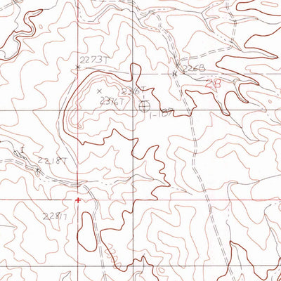 United States Geological Survey Lisk Creek, MT (1983, 24000-Scale) digital map