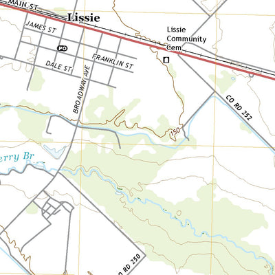 United States Geological Survey Lissie, TX (2022, 24000-Scale) digital map