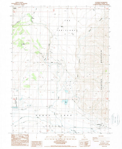 United States Geological Survey Litchfield, CA (1988, 24000-Scale) digital map