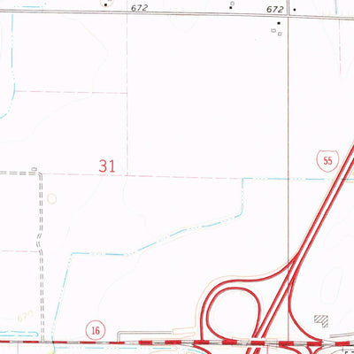 United States Geological Survey Litchfield, IL (1974, 24000-Scale) digital map
