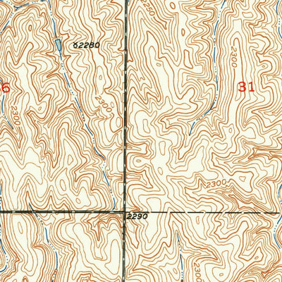 United States Geological Survey Litchfield NE, NE (1951, 24000-Scale) digital map