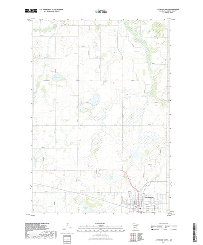 United States Geological Survey Litchfield North, MN (2019, 24000-Scale) digital map