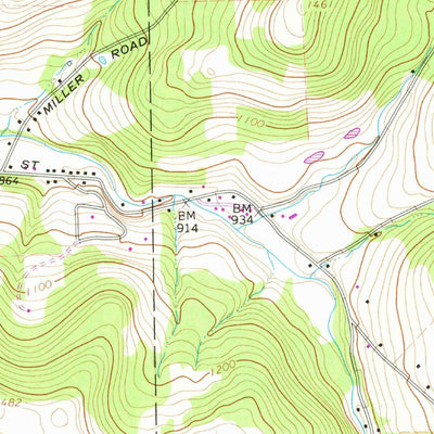 United States Geological Survey Litchfield, PA-NY (1967, 24000-Scale) digital map
