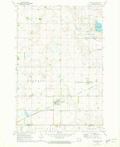 United States Geological Survey Litchville, ND (1970, 24000-Scale) digital map