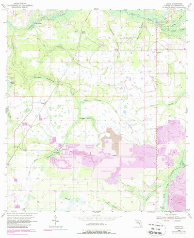 United States Geological Survey Lithia, FL (1955, 24000-Scale) digital map