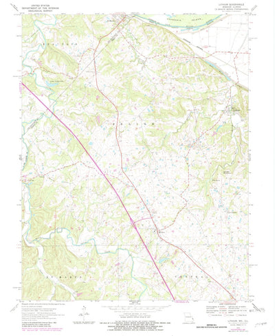United States Geological Survey Lithium, MO-IL (1970, 24000-Scale) digital map