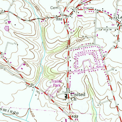 United States Geological Survey Lititz, PA (1956, 24000-Scale) digital map