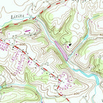 United States Geological Survey Lititz, PA (1956, 24000-Scale) digital map