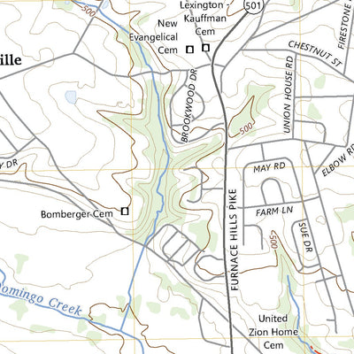 United States Geological Survey Lititz, PA (2023, 24000-Scale) digital map
