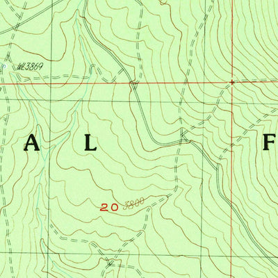 United States Geological Survey Little Akawa Butte, OR (1988, 24000-Scale) digital map
