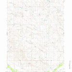 United States Geological Survey Little Alkali Creek, WY (1981, 24000-Scale) digital map